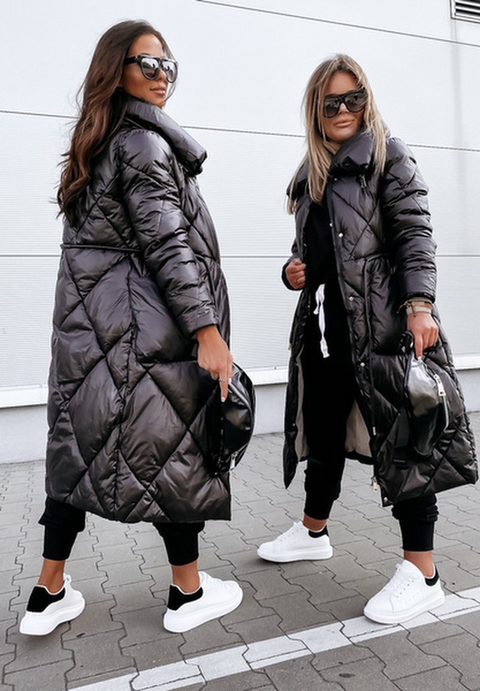 Ladies Trendy Winter Plus Size Long Coat