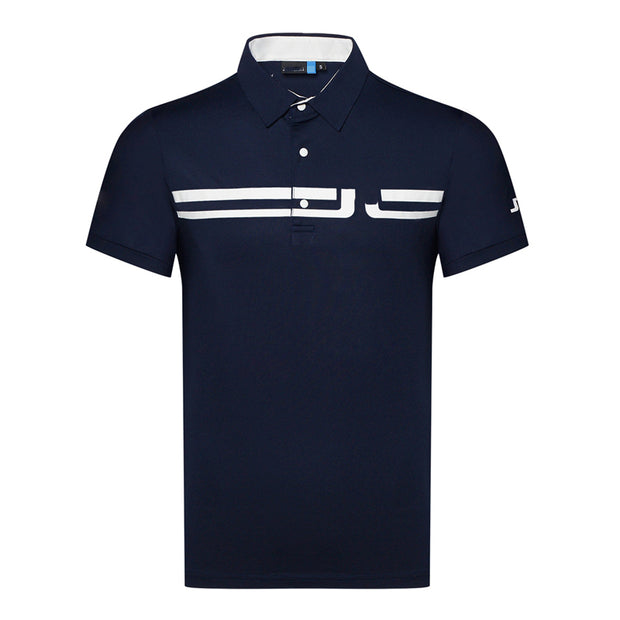 New Slim-Fit Golf Short-Sleeved Men's Shirt