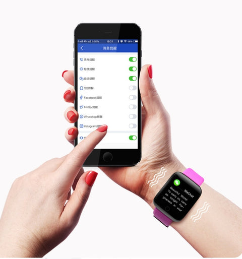 Blood Pressure Monitoring Sports Smart Watch