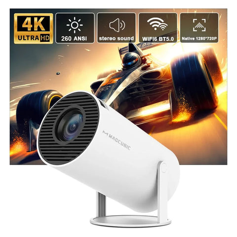 Magcubic Projector HY300 PRO 4K Android 11 Dual Wifi6 260ANSI All winner H713 BT5.0 1080P 1280*720P Home Cinema Outdoor Projector